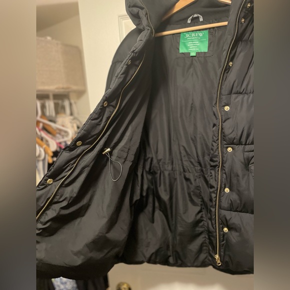 J.Crew Signature Puffer, Black Sz M - Picture 3 of 4